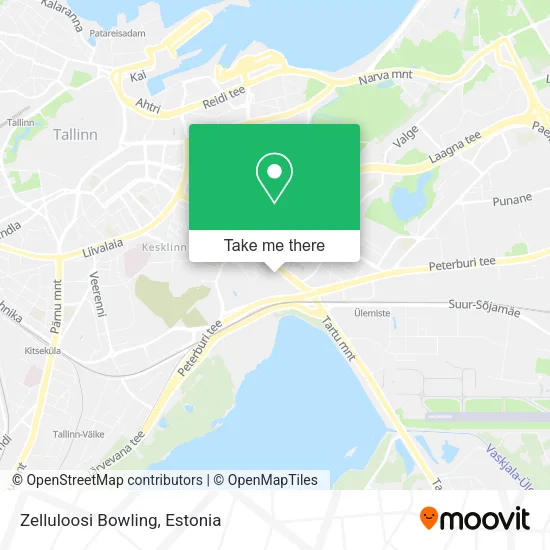 Карта Zelluloosi Bowling