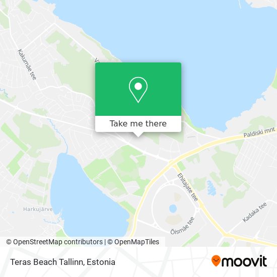 Teras Beach Tallinn map