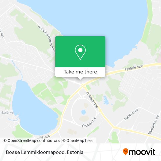 Bosse Lemmikloomapood map