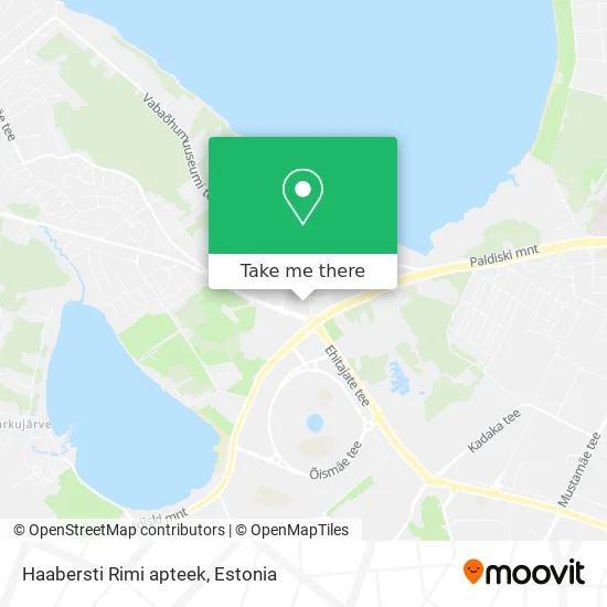 Карта Haabersti Rimi apteek