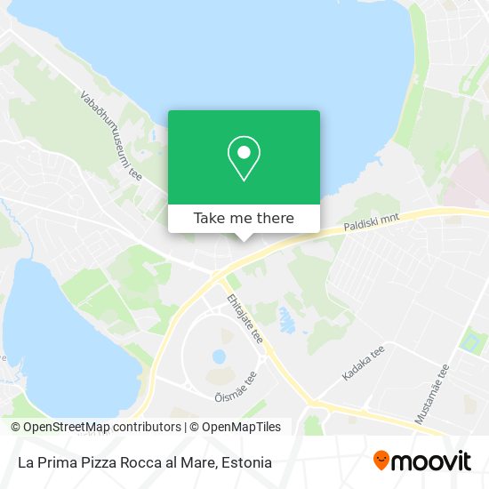 La Prima Pizza Rocca al Mare map