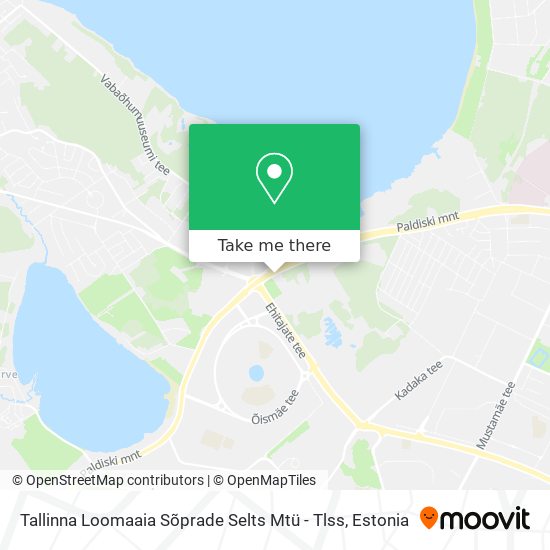 Карта Tallinna Loomaaia Sõprade Selts Mtü - Tlss