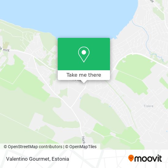 Valentino Gourmet map