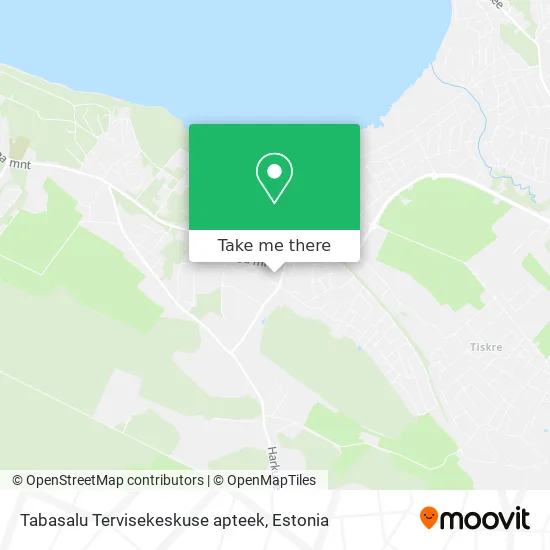 Карта Tabasalu Tervisekeskuse apteek