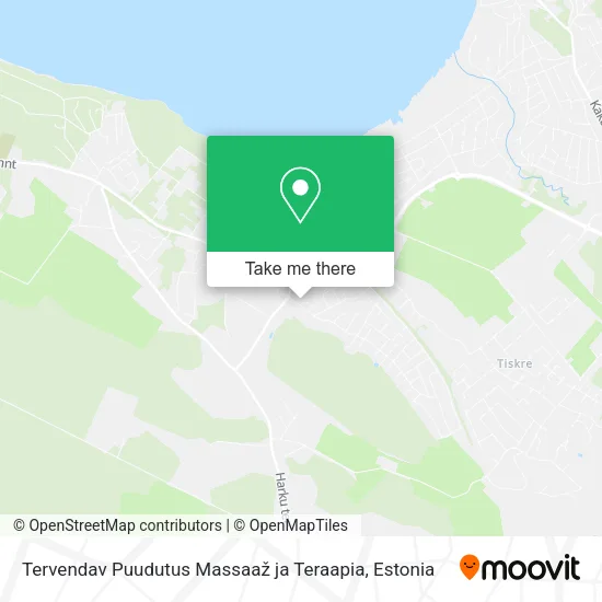 Карта Tervendav Puudutus Massaaž ja Teraapia