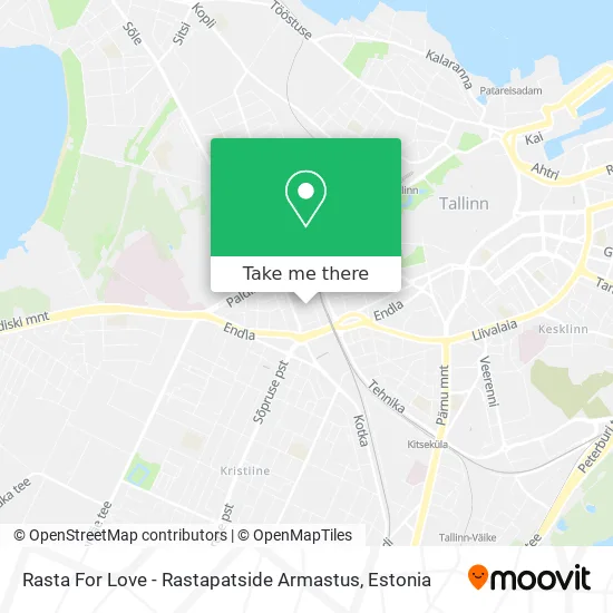 Rasta For Love - Rastapatside Armastus map