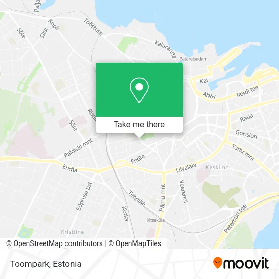 Карта Toompark
