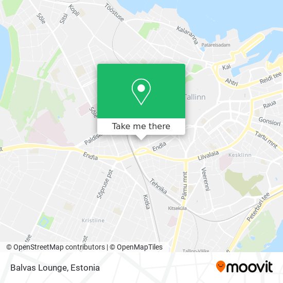 Balvas Lounge map