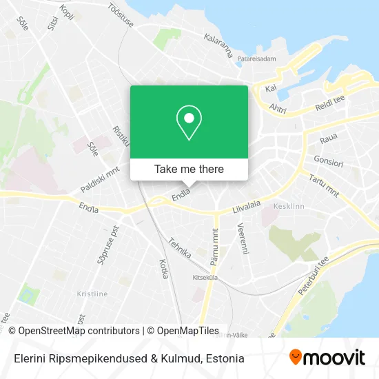 Карта Elerini Ripsmepikendused & Kulmud