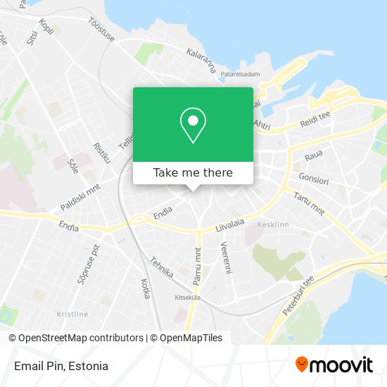 Email Pin map