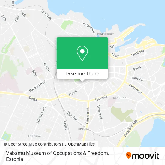 Карта Vabamu Museum of Occupations & Freedom
