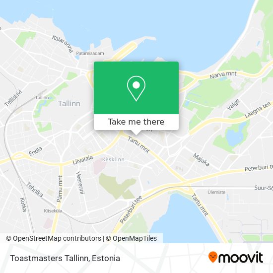 Toastmasters Tallinn map