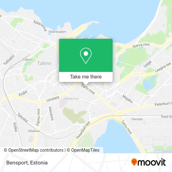Bensport map