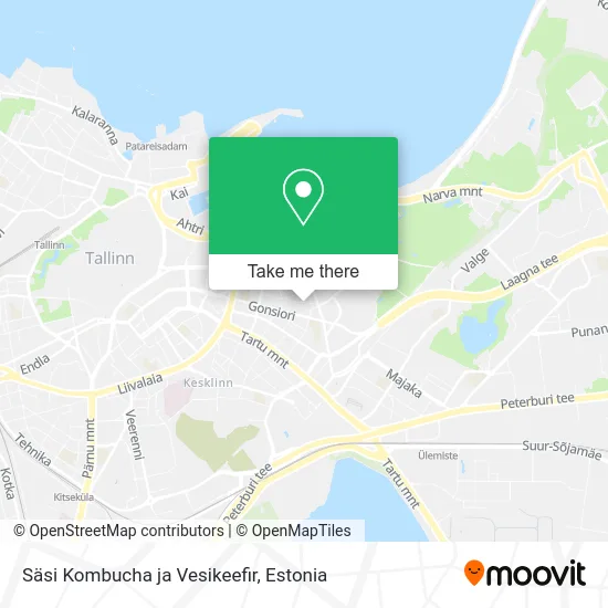 Карта Säsi Kombucha ja Vesikeefir