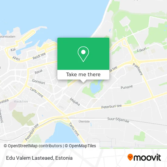 Карта Edu Valem Lasteaed