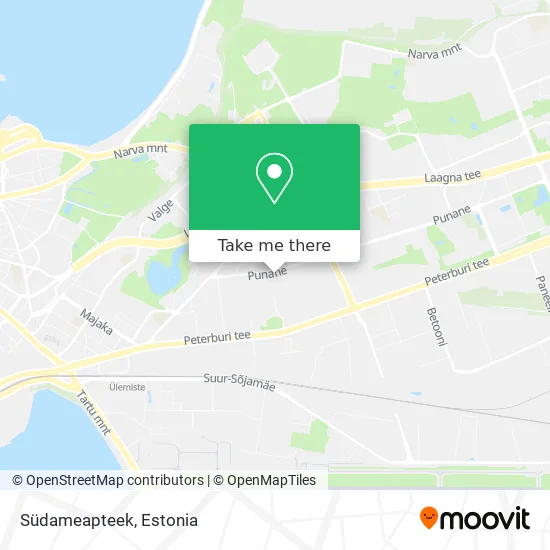 Карта Südameapteek