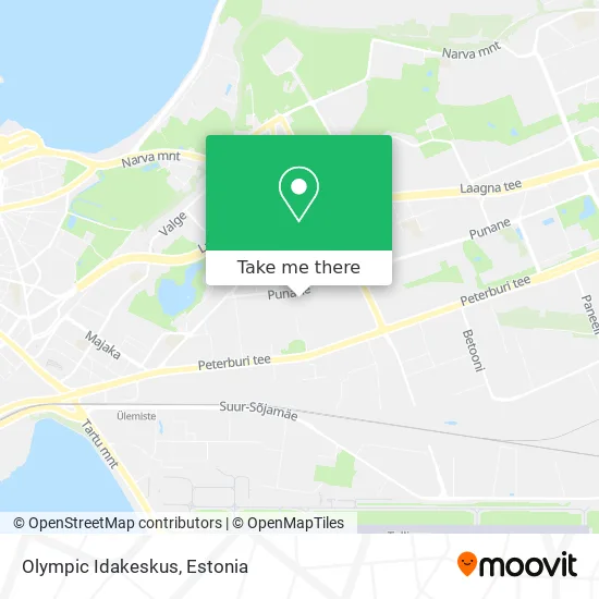 Карта Olympic Idakeskus