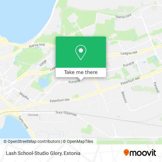 Карта Lash School-Studio Glory