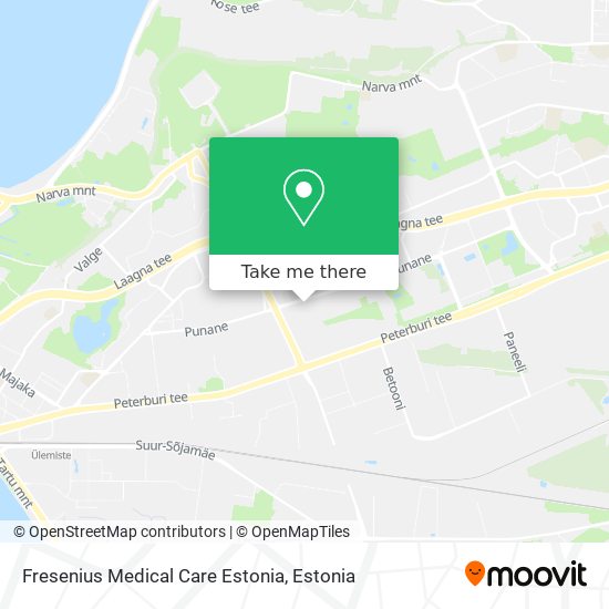 Fresenius Medical Care Estonia map