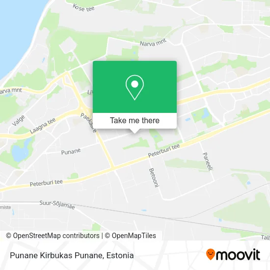 Punane Kirbukas Punane map