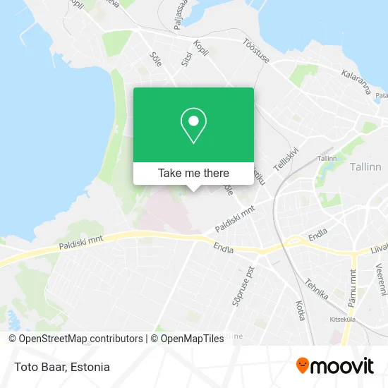 Карта Toto Baar