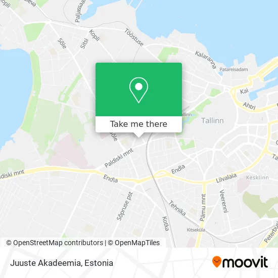Juuste Akadeemia map