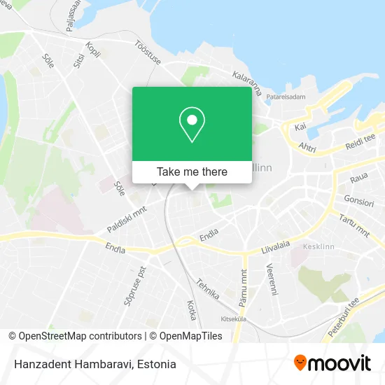 Карта Hanzadent Hambaravi