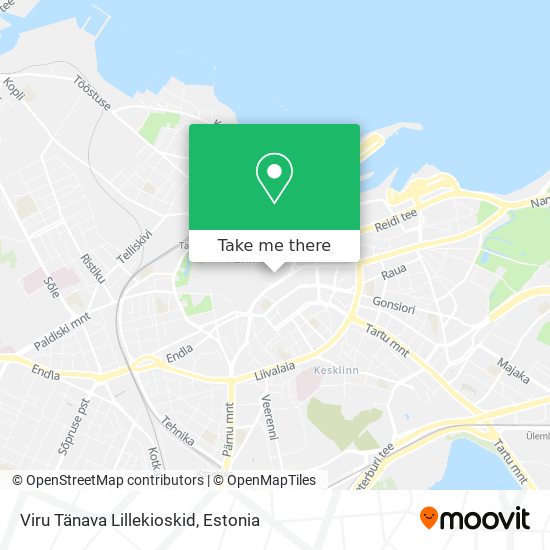 Viru Tänava Lillekioskid map