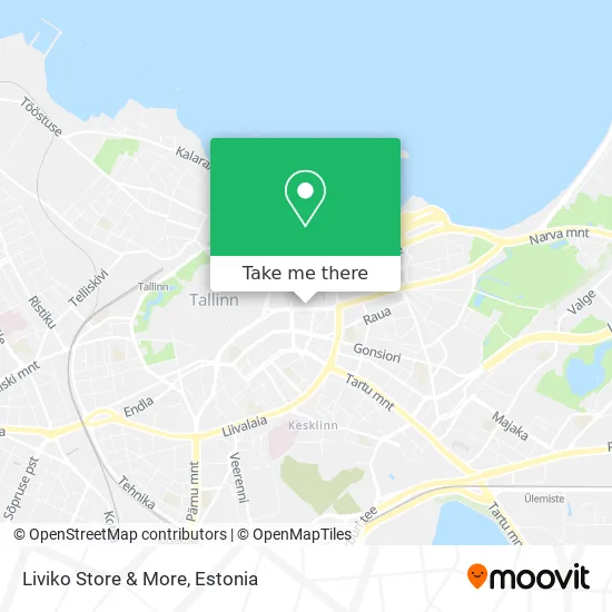 Карта Liviko Store & More