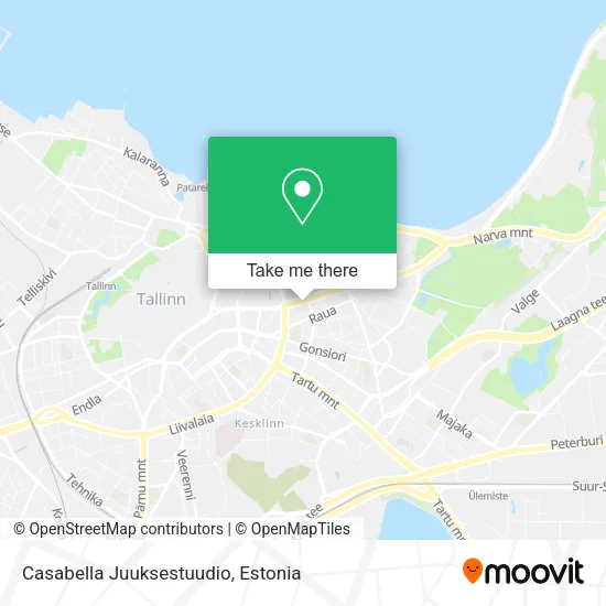 Карта Casabella Juuksestuudio