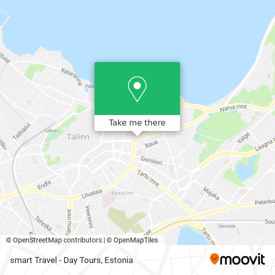 smart Travel - Day Tours map