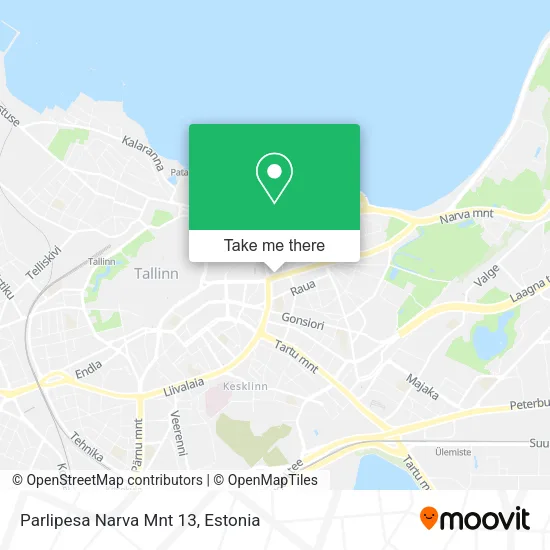 Карта Parlipesa Narva Mnt 13