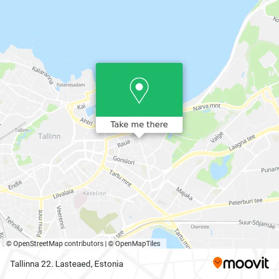 Карта Tallinna 22. Lasteaed