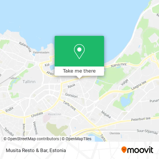 Карта Musita Resto & Bar