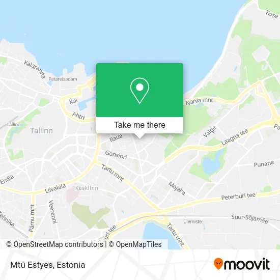 Карта Mtü Estyes