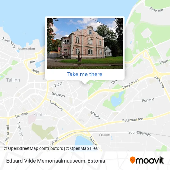 Карта Eduard Vilde Memoriaalmuuseum