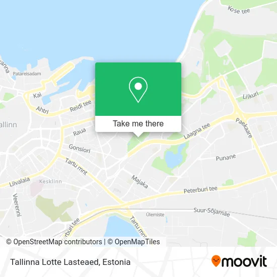 Карта Tallinna Lotte Lasteaed