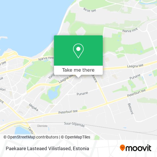 Paekaare Lasteaed Vilistlased map