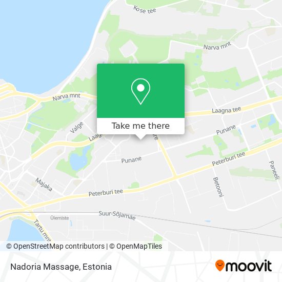 Nadoria Massage map