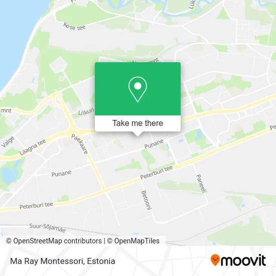 Ma Ray Montessori map