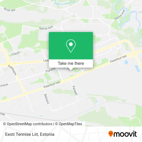 Карта Eesti Tennise Liit