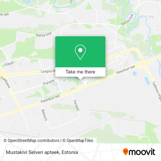 Карта Mustakivi Selveri apteek