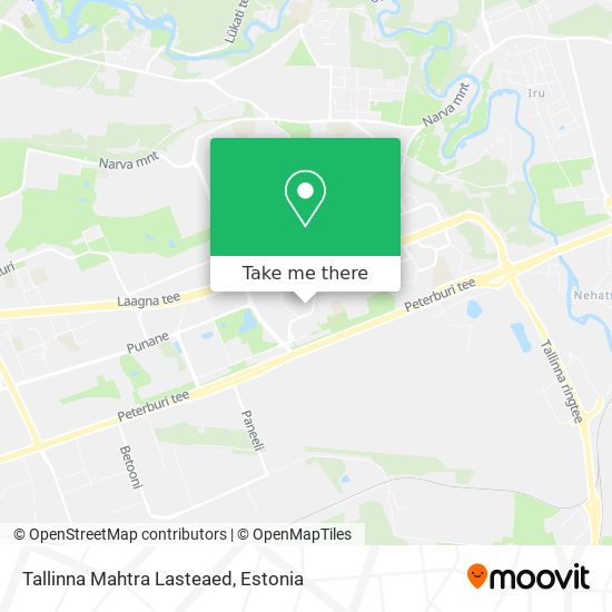 Tallinna Mahtra Lasteaed map