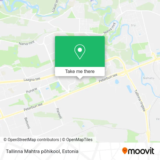Tallinna Mahtra põhikool map