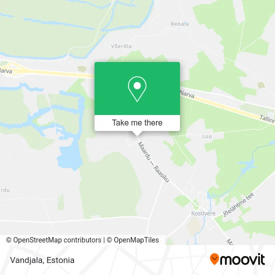 Vandjala map