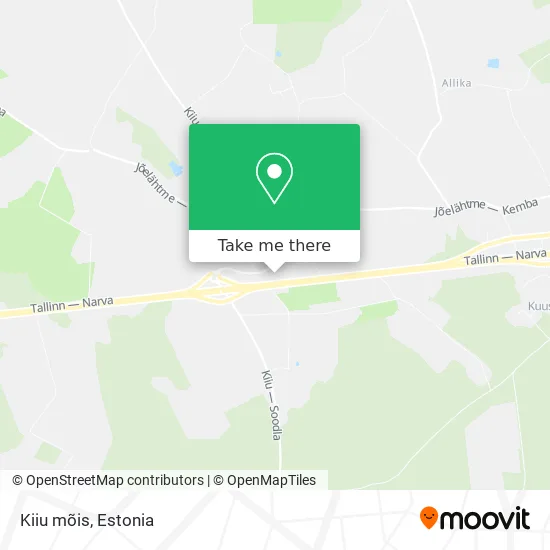 Карта Kiiu mõis