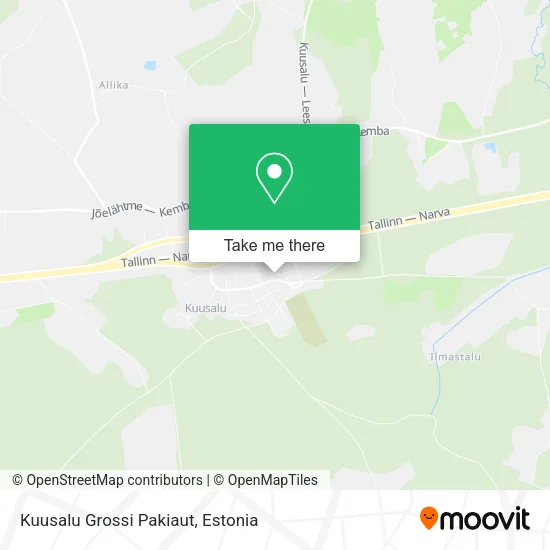 Kuusalu Grossi Pakiaut map