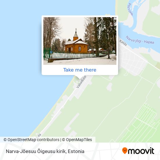 Карта Narva-Jõesuu Õigeusu kirik