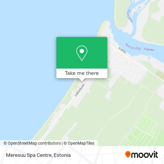 Meresuu Spa Centre map