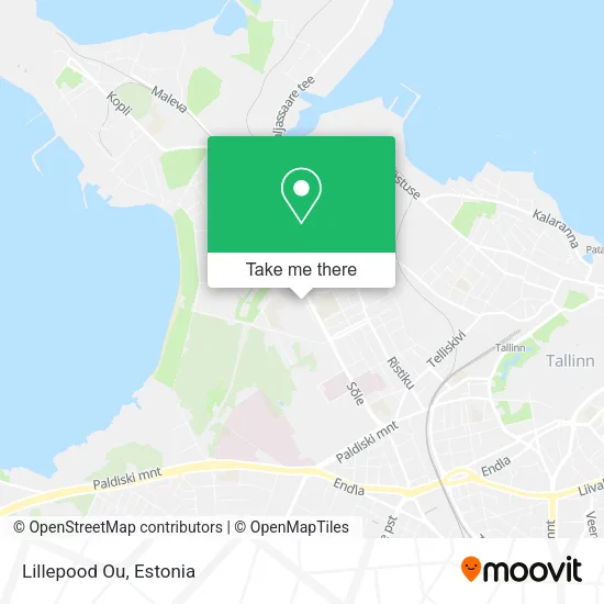 Lillepood Ou map